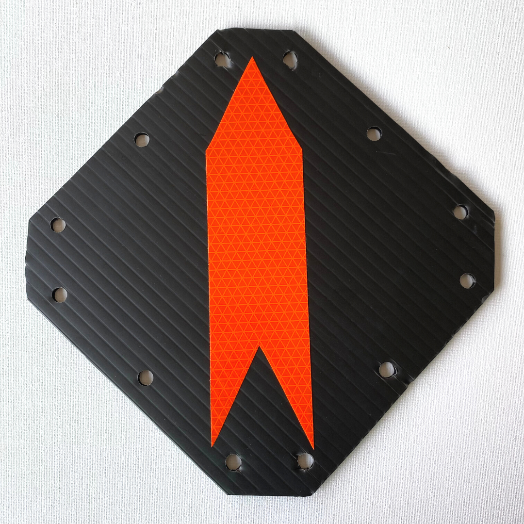 Trail Signs (8"x8") - 5 Packs - Reflective & Non-Reflective Arrows!