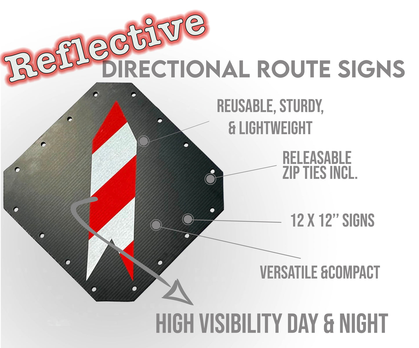 Want FREE SAMPLES of RouteFlectiv Signs & Trail Signs? Just CONTACT US!
