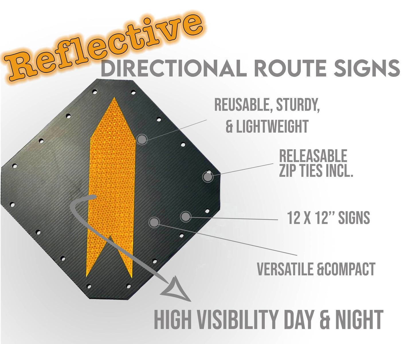 FREE SAMPLES - RouteFlectiv Signs & Trail Signs!