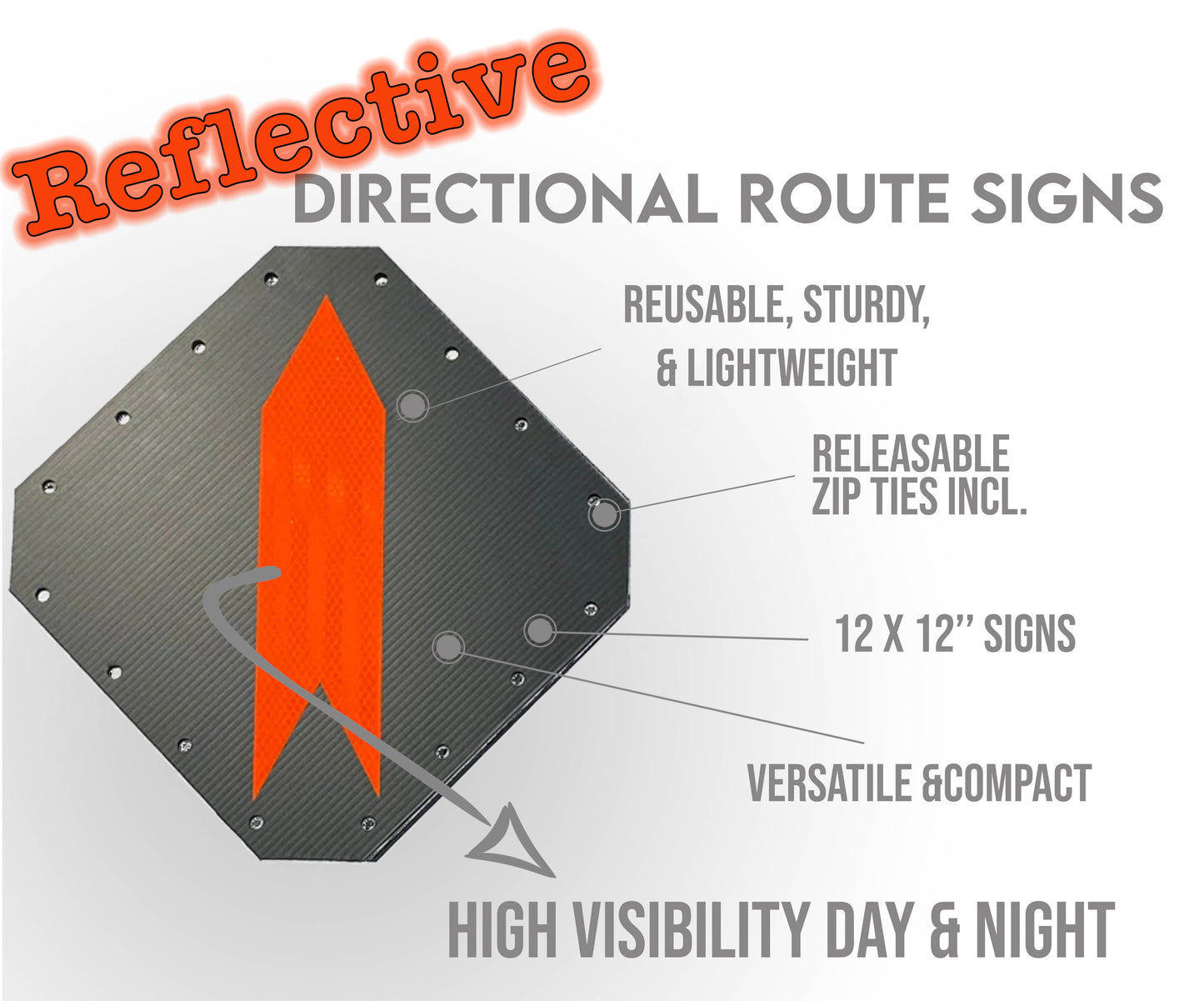 FREE SAMPLES - RouteFlectiv Signs & Trail Signs!