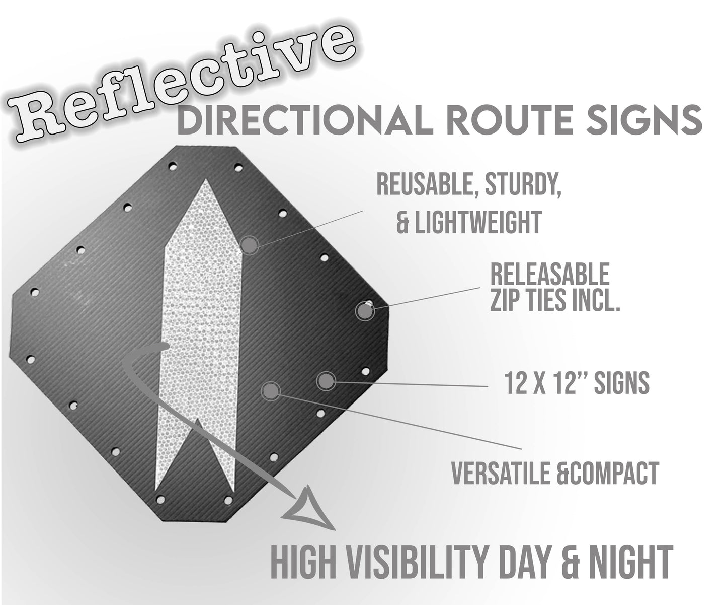 Want FREE SAMPLES of RouteFlectiv Signs & Trail Signs? Just CONTACT US!
