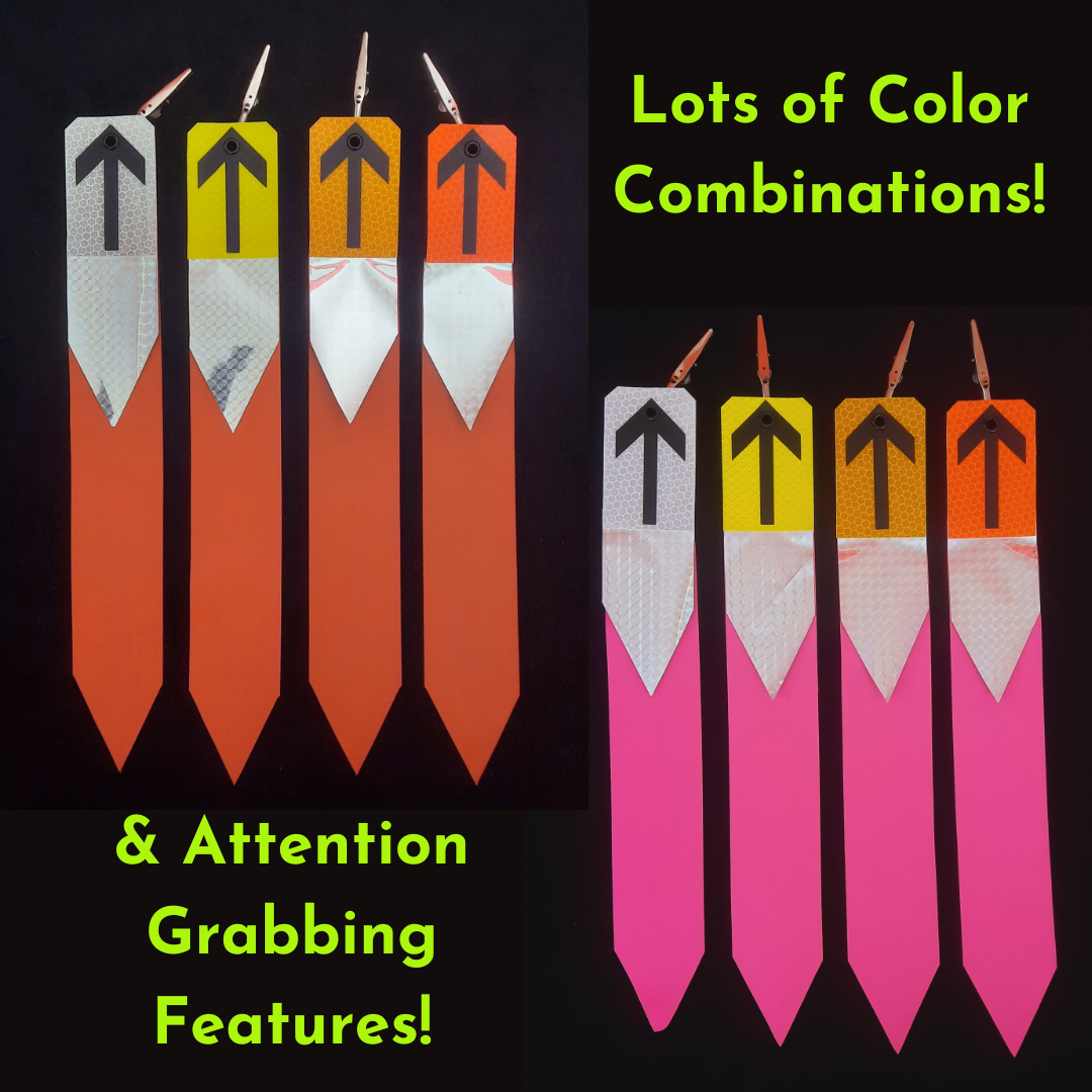 NEW! TrailFLECTIV Ribbons - 5 Packs - Reflective Hi-Viz Trail Markers