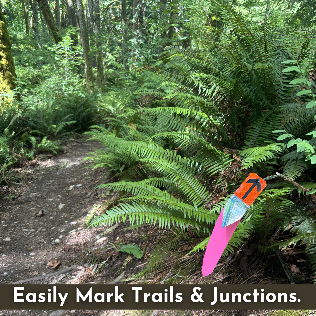 NEW! TrailFLECTIV Ribbons - 5 Packs - Reflective Hi-Viz Trail Markers