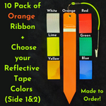 NEW TrailFlectiv Ribbons - 10 Packs - Reflective Hi-Viz Trail Markers!