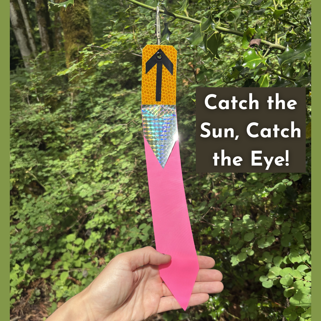 NEW! TrailFLECTIV Ribbons - 5 Packs - Reflective Hi-Viz Trail Markers