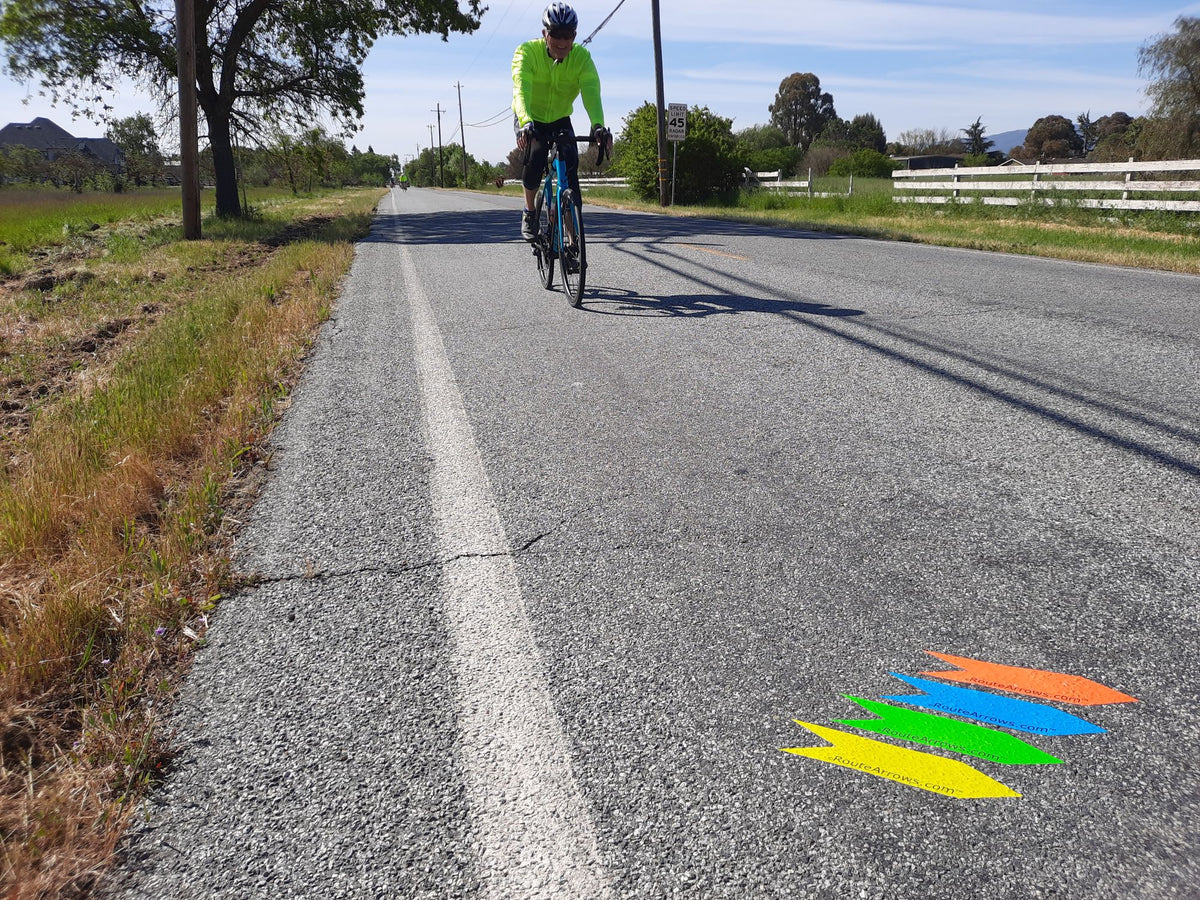 Route Runner Color RouteArrows: Easily Give Clear & Colorful Directions – RouteArrows.com