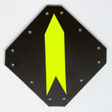 Trail Signs - 5 Packs - BLACK Signs w/ Reflective or Non-Reflective Arrows!