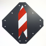 NEW Trail Signs - 5 Packs - BLACK Signs w/ Reflective or Non-Reflective Arrows!