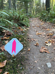 NEW Trail Signs - 5 Packs - WHITE Signs w/ Reflective or Non-Reflective Arrows!