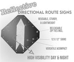 FREE SAMPLES - RouteFlectiv Signs & Trail Signs!
